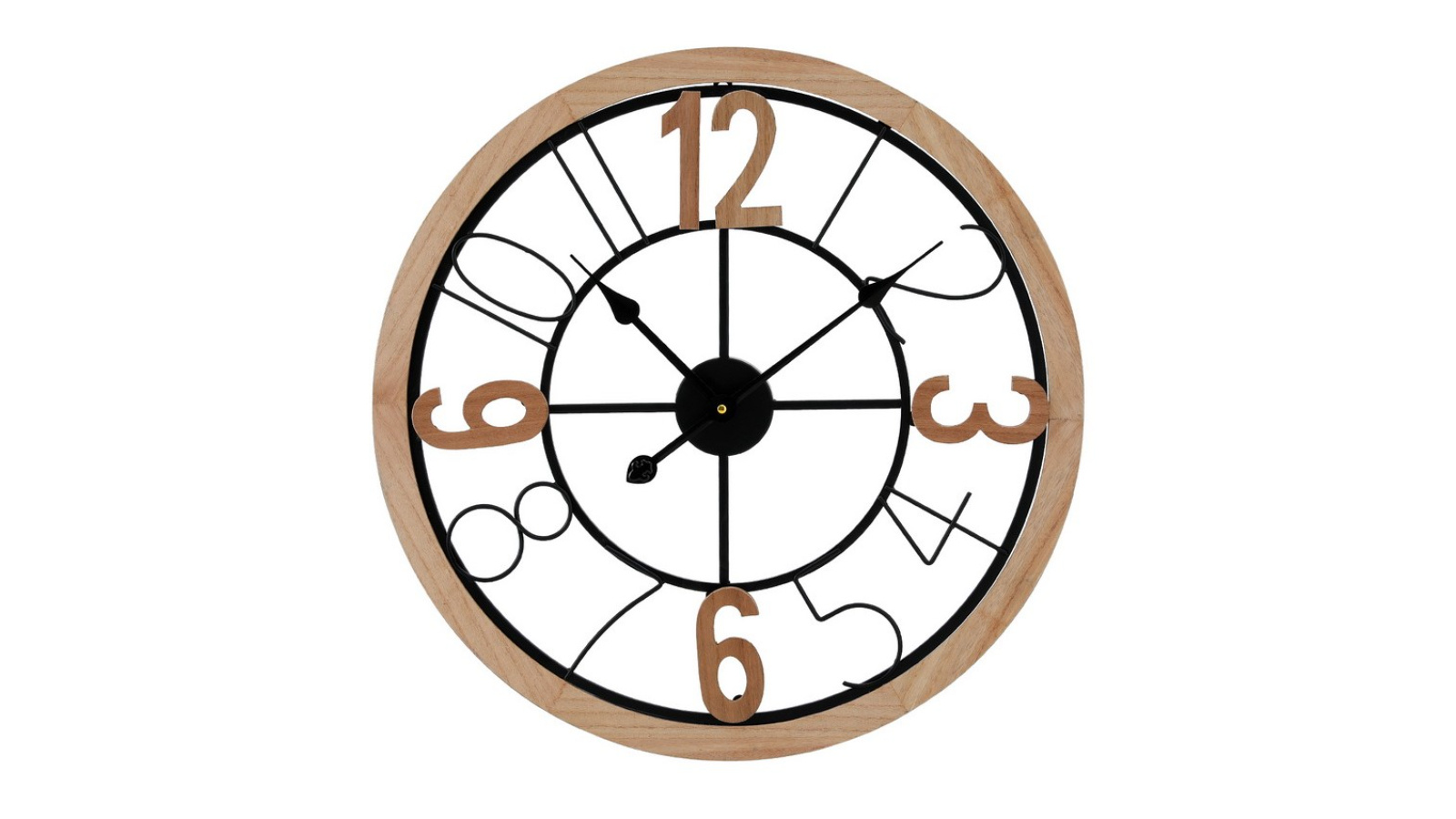 Artiss Wooden Wall Clock - 60cm