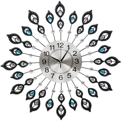 Artiss Wall Clock Extra Large Modern Silent - Silver