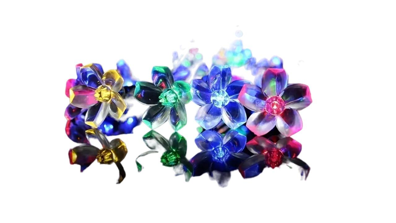 TM Decorative Solar Cherry Flower Light - 6.5metre