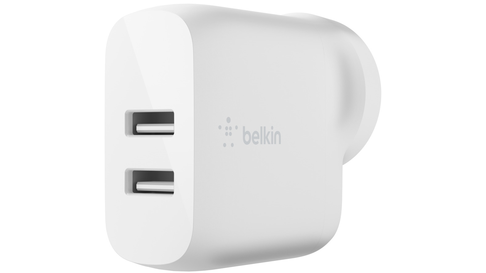 Belkin BoostCharge 24W Dual USB-A Wall Charger - White
