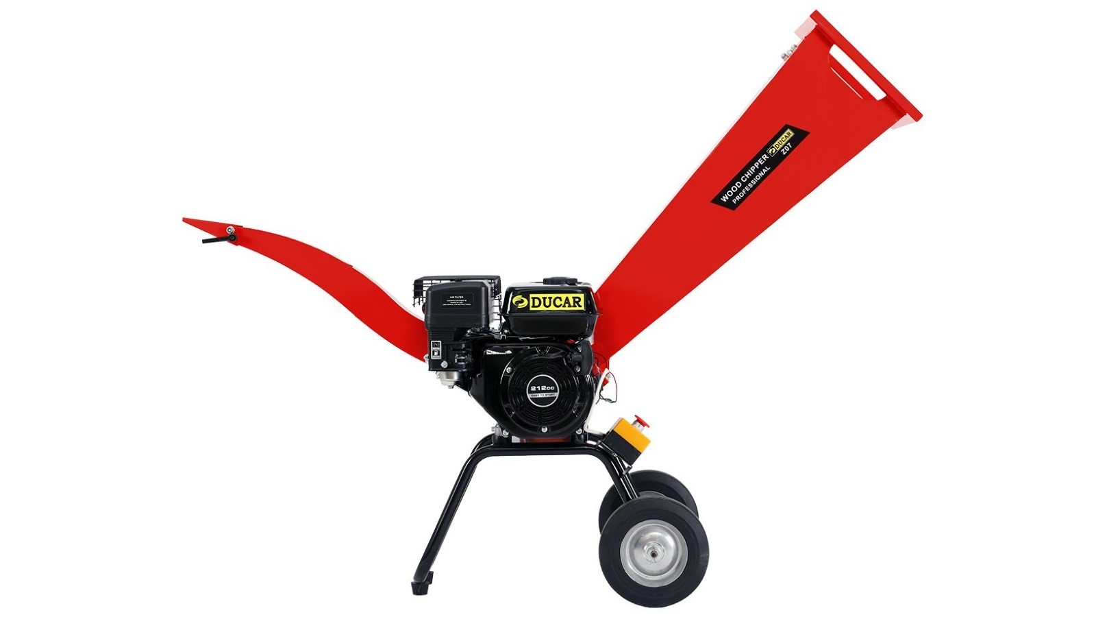 Ducar 7HP Wood Chipper Mulcher - Red