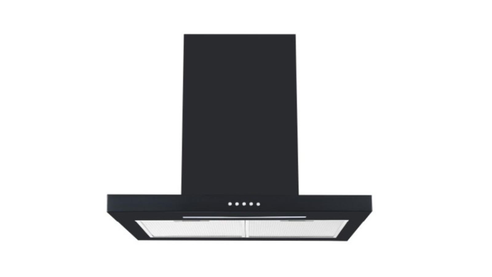Tisira 60cm T-Canopy Rangehood - Black