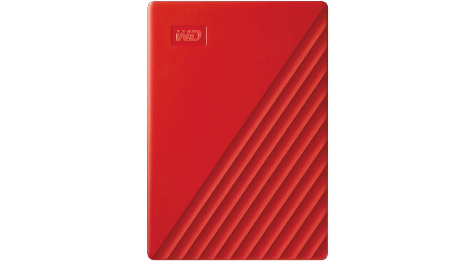 WD My Passport 2TB USB 3.2 Portable Hard Drive - Red