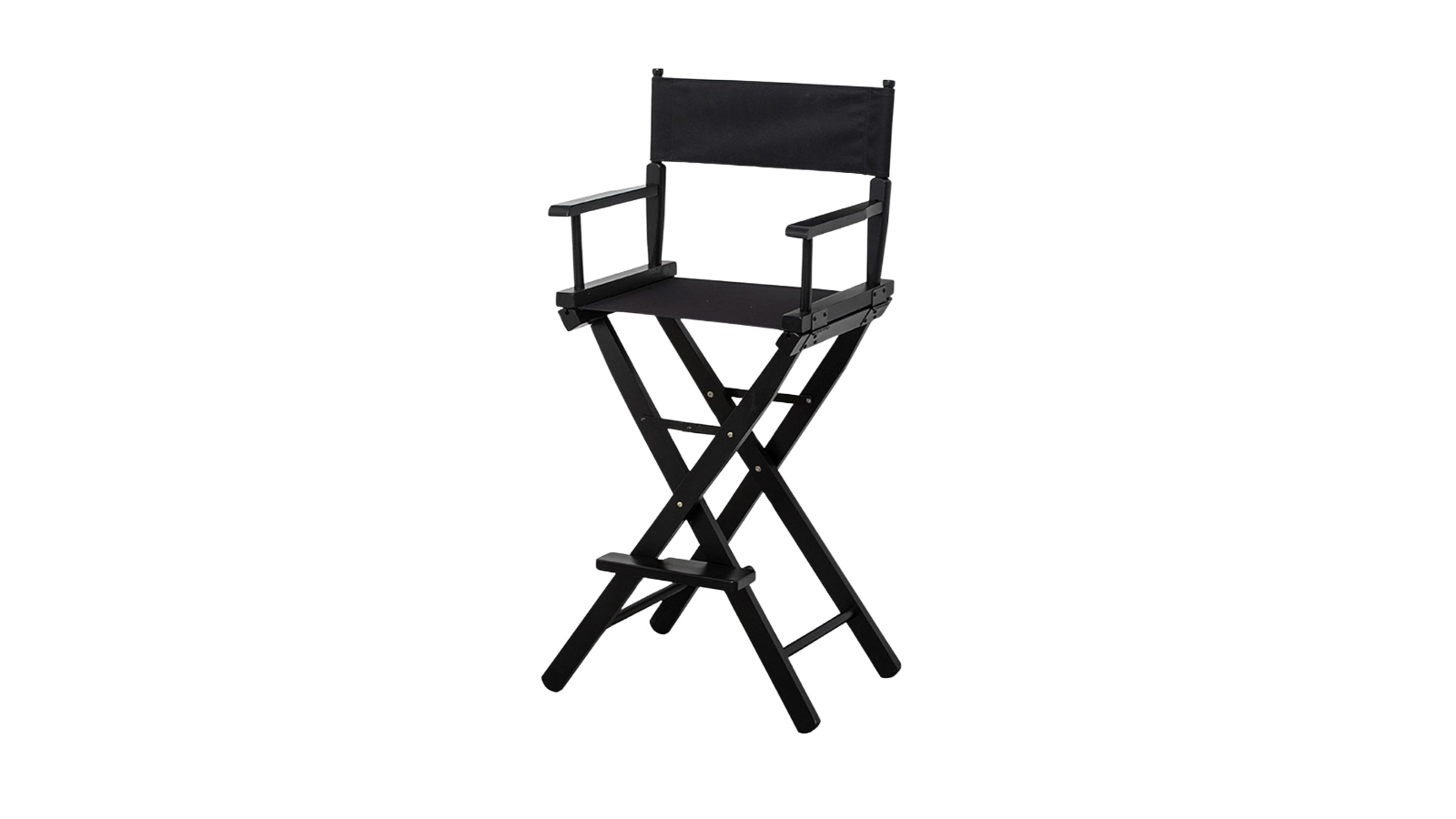 Sarantino Tall Directors Chair - Black
