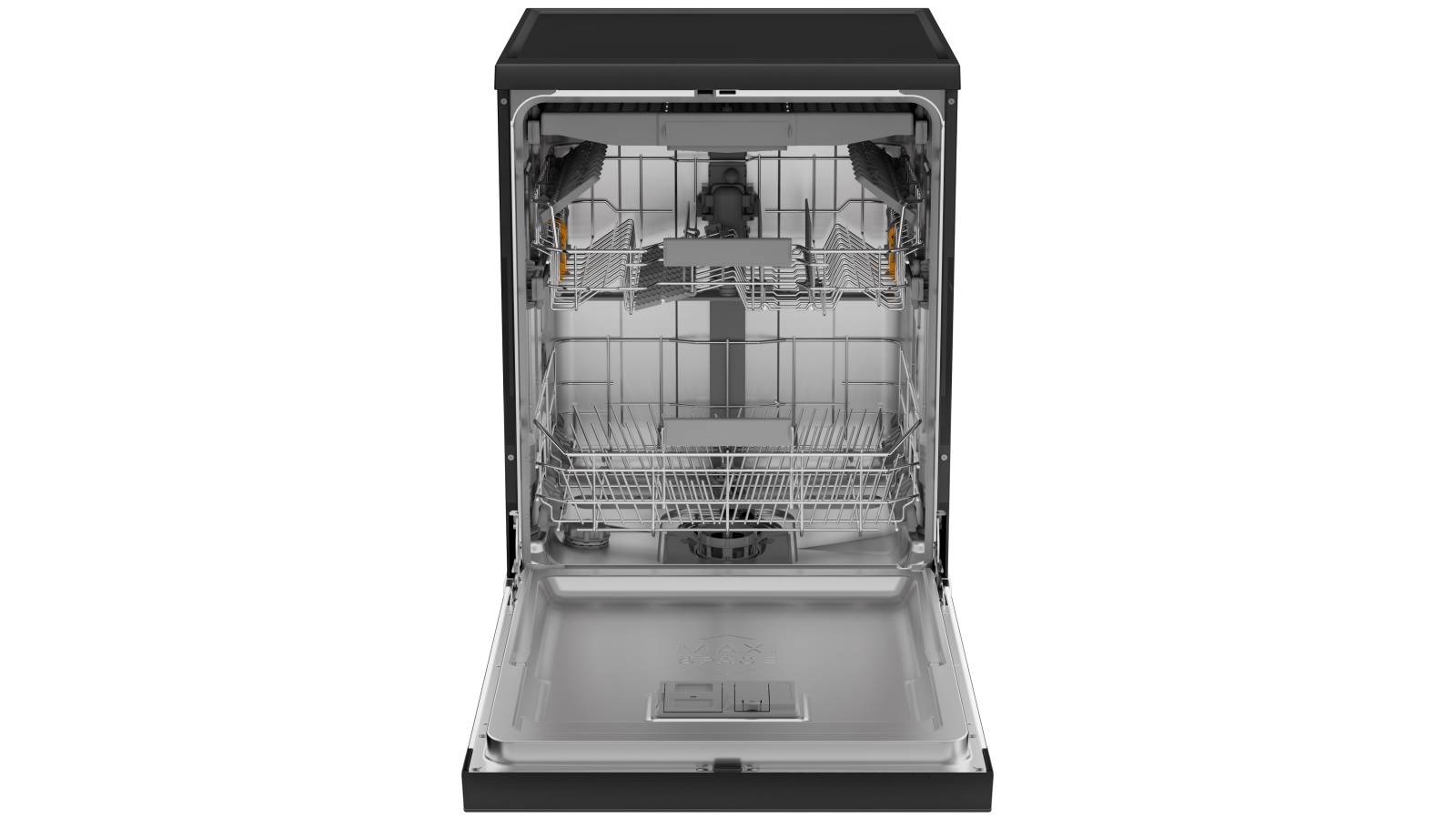 Whirlpool 60cm 14 Place Setting Freestanding Dishwasher Black