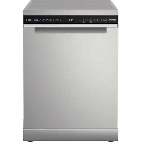 Whirlpool 60cm 14 Place Setting Freestanding Dishwasher with Natural Dry - Stainless Steel