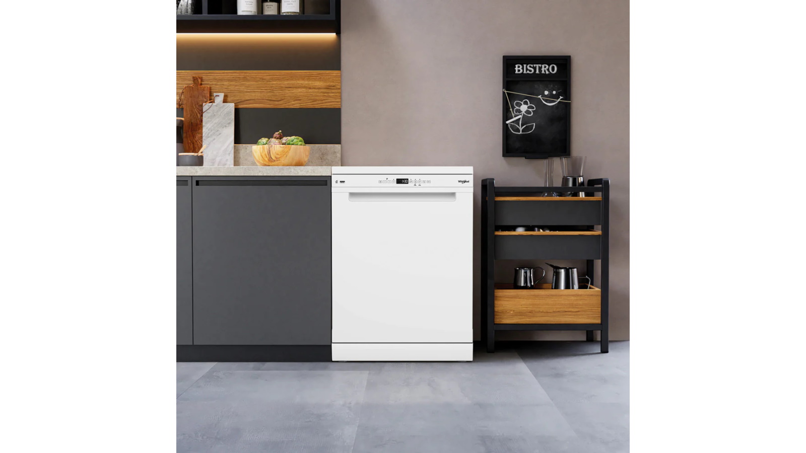 Whirlpool 60cm 14 Place Setting Freestanding Dishwasher with Natural