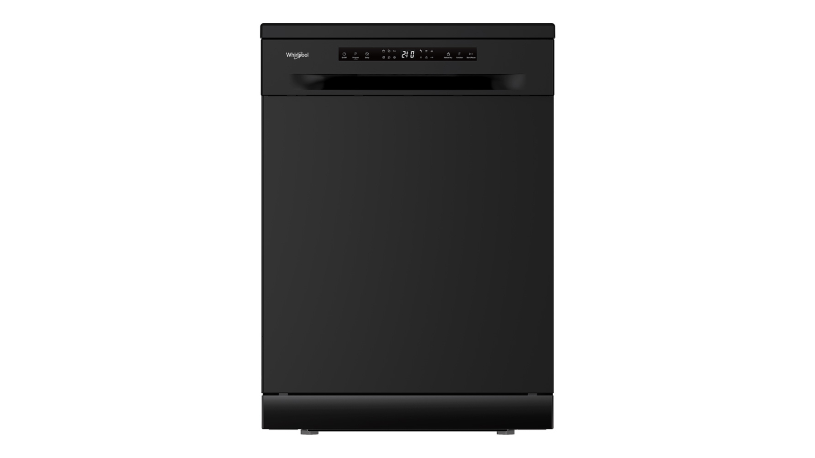 Whirlpool 60cm 14 Place Setting Freestanding Dishwasher - Matte Black