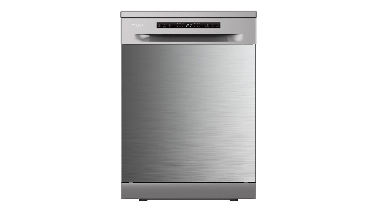 Whirlpool 60cm 14 Place Setting Freestanding Dishwasher - Inox