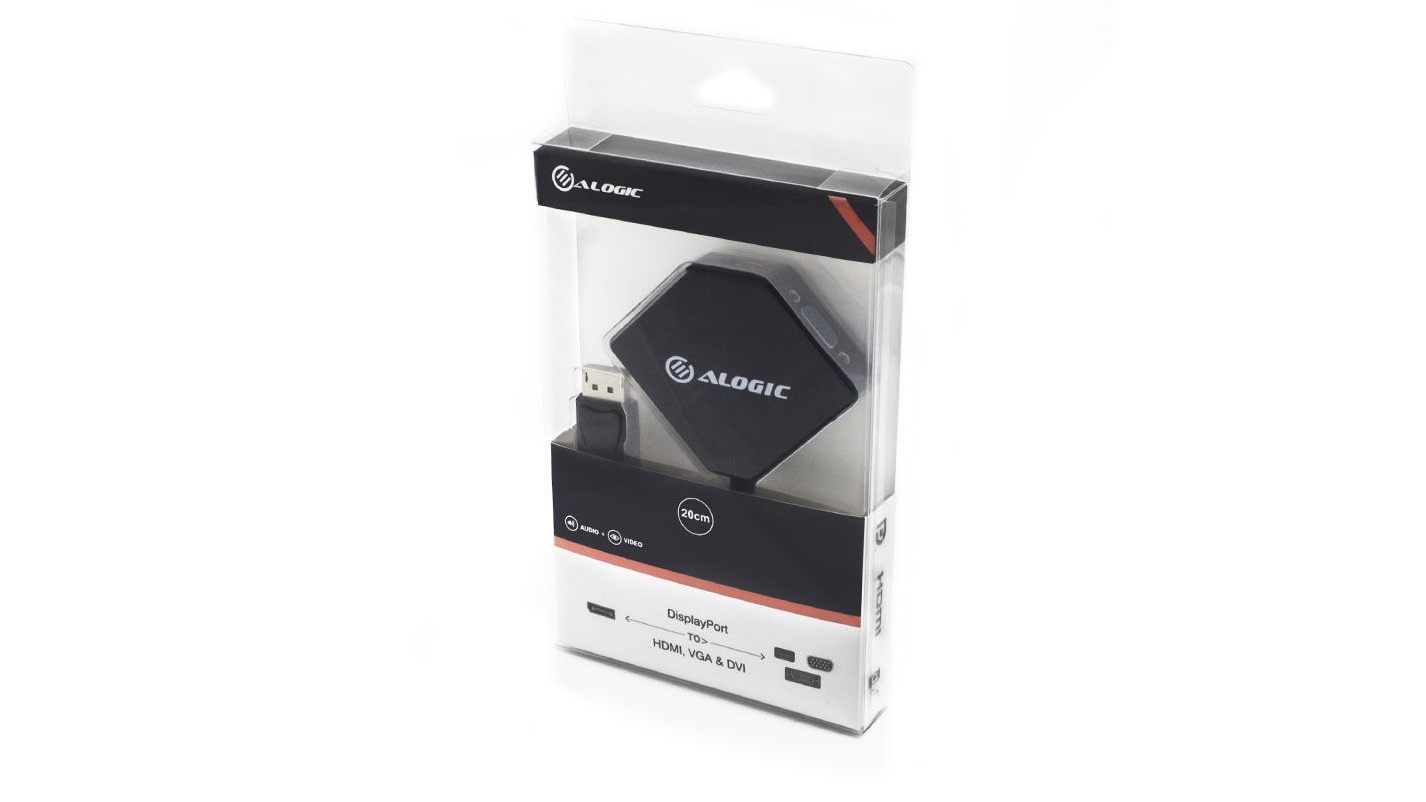 Alogic 3in1 DisplayPort to HDMI DVI VGA Adapter Harvey Norman