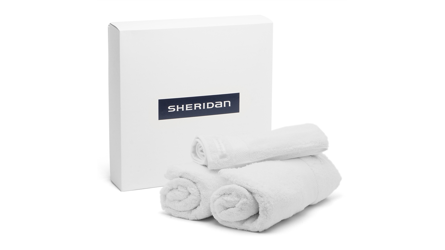 Sheridan Luxury Eqyptian Cotton Towel Set  3 Pack - Snow White