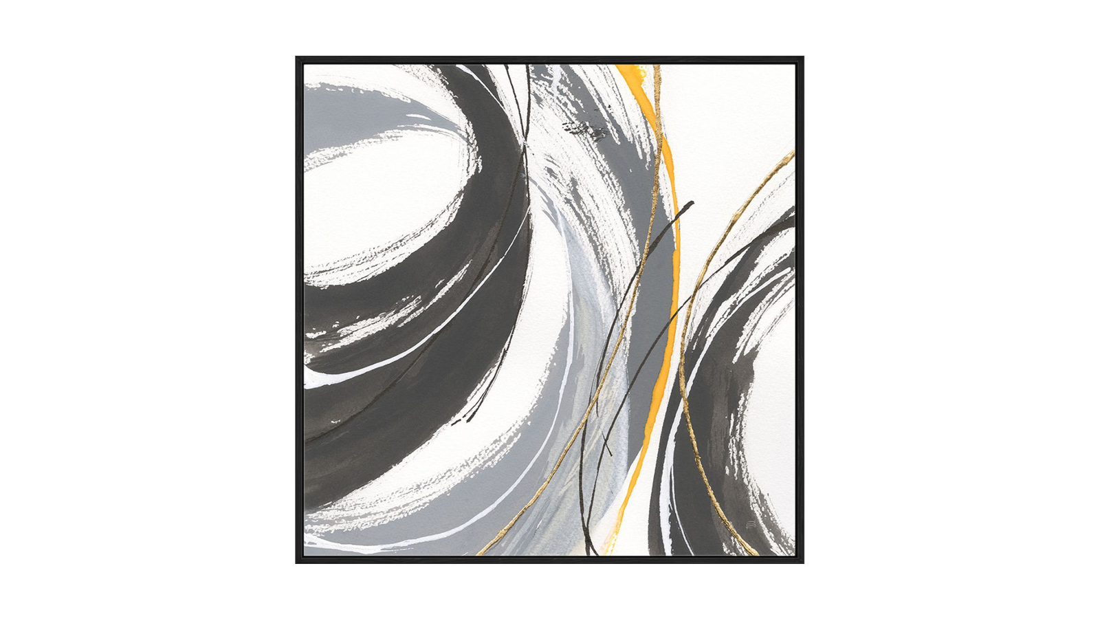 La Grolla Webbed II Black Gallery Wall Art - 87 x 87cm