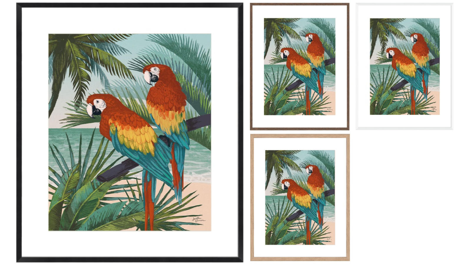 La Grolla Welcome to Paradise Frame Wall Art