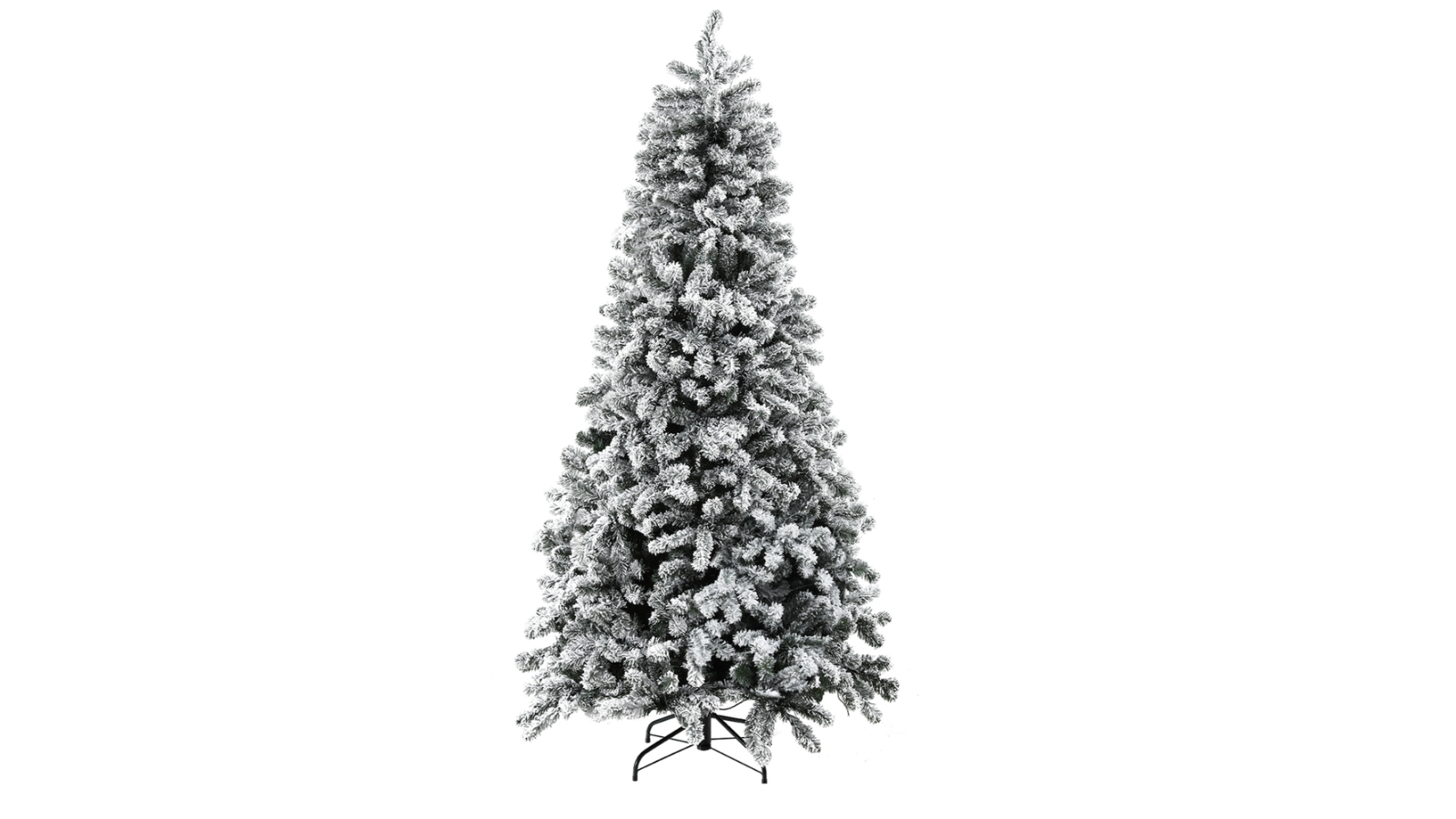 Jingle Jollys 8 LED Light Mode Snow Flocked Christmas Tree
