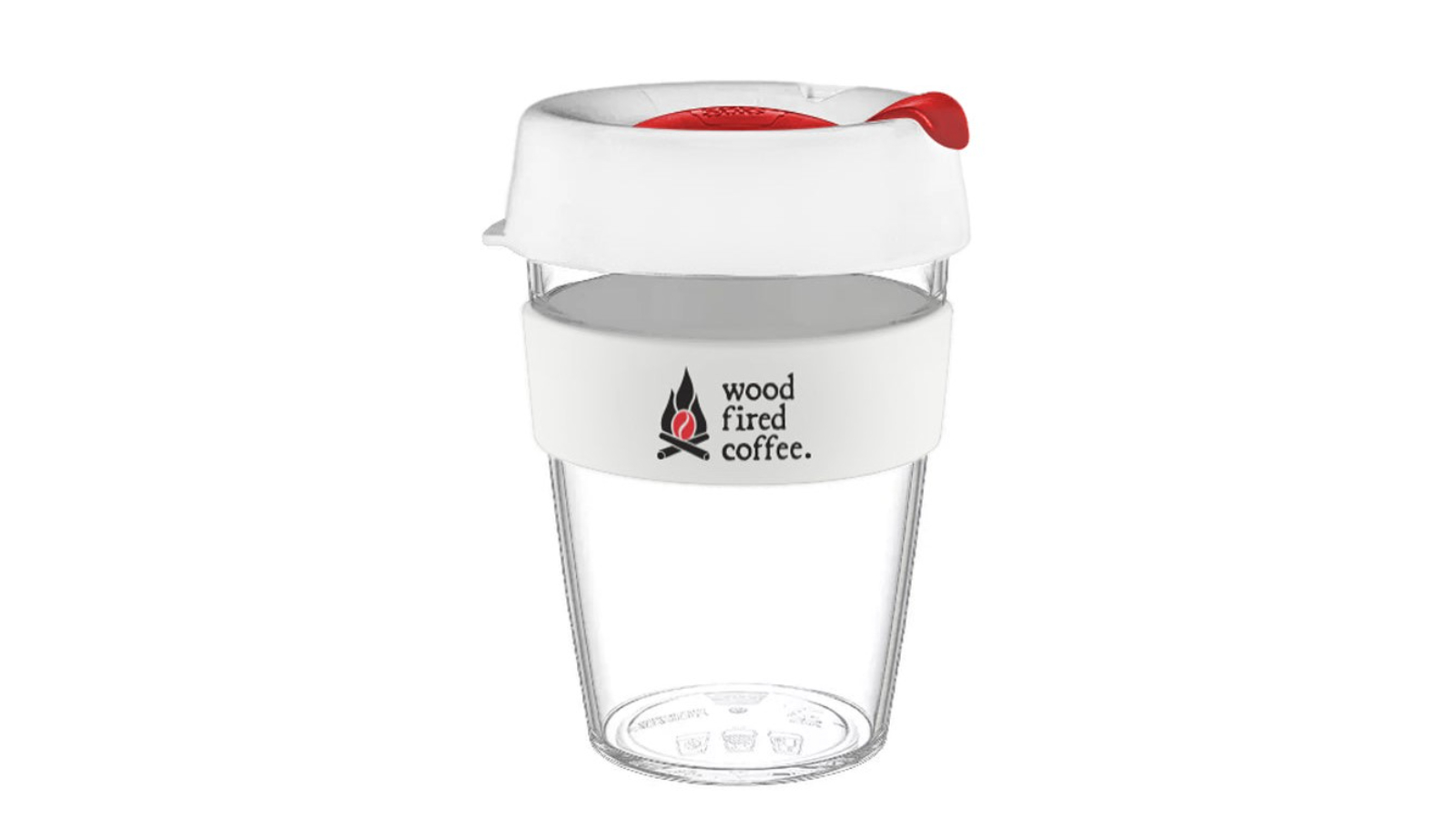 Wood Fired Coffee 340ml Keep Cup White Harvey Norman