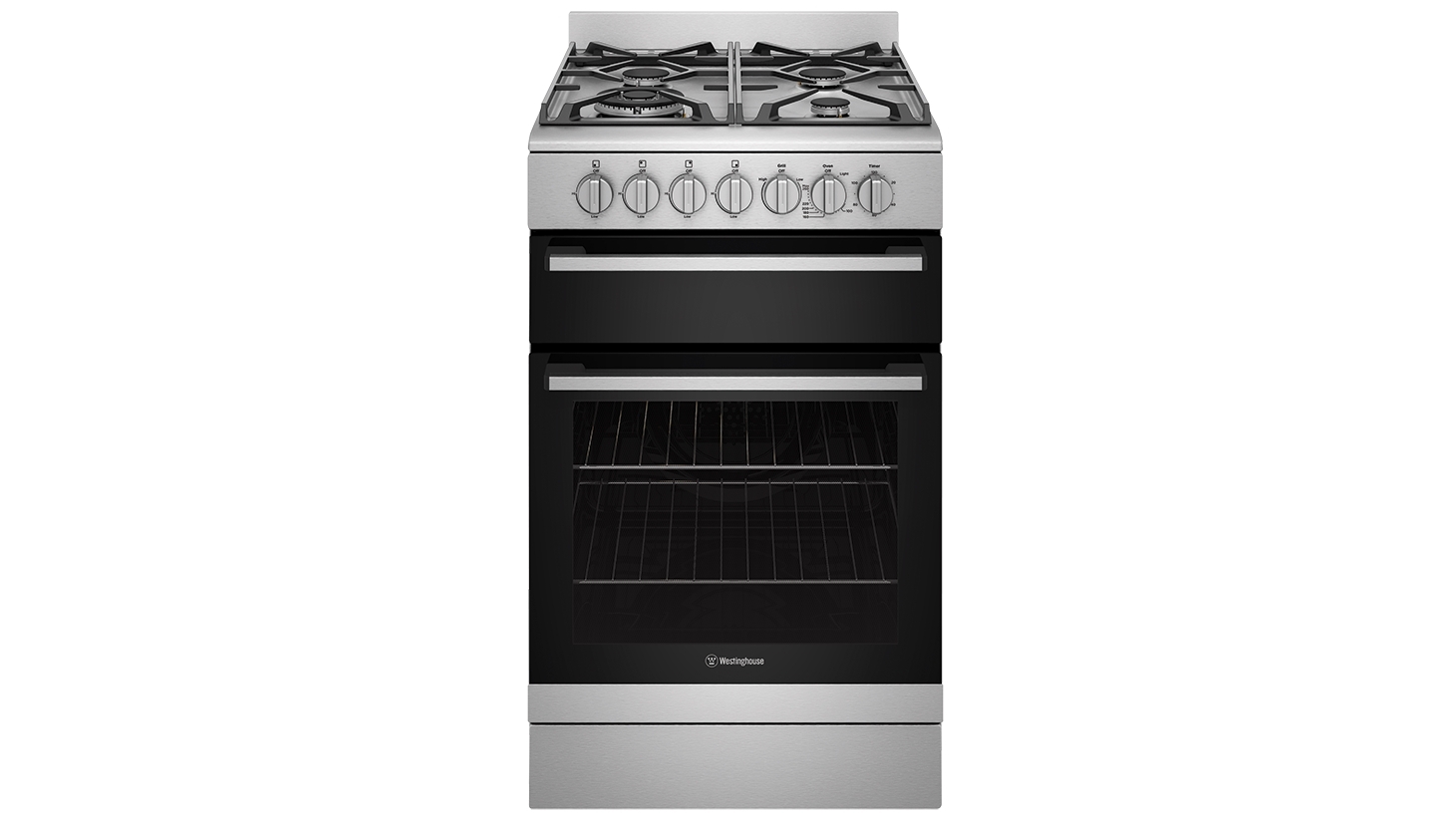 Westinghouse 540mm Dual Fuel Freestanding Cooker with Separate Grill