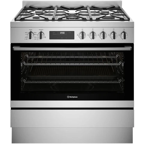 Westinghouse 900mm Dual Fuel Freestanding Oven - Stainless Steel