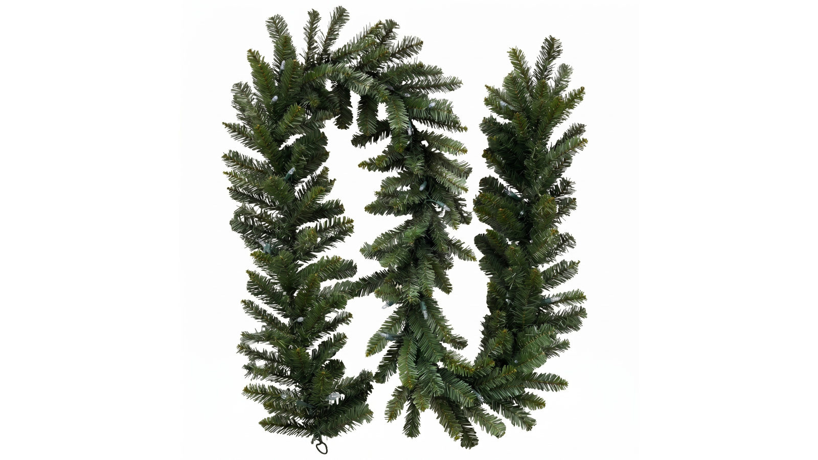 Christabelle 2.74m Highland Pine Christmas Garland Pre Lit Warm White LED Mantel Staircase Decoration