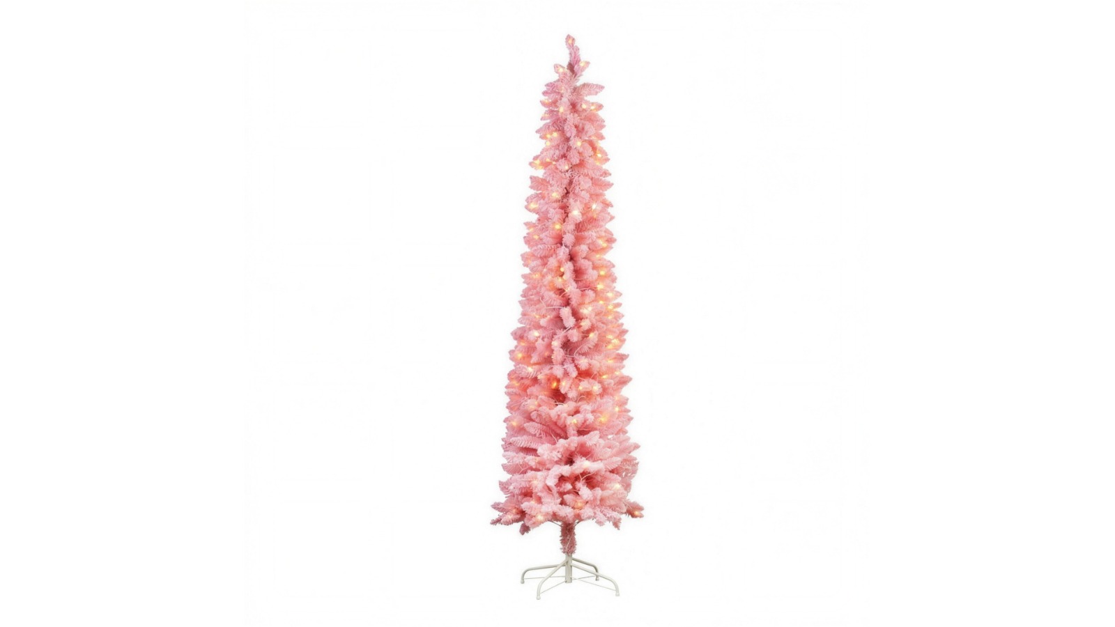 Christabelle 6ft LED Fairy Floss Pre-Lit Christmas Tree - Pink