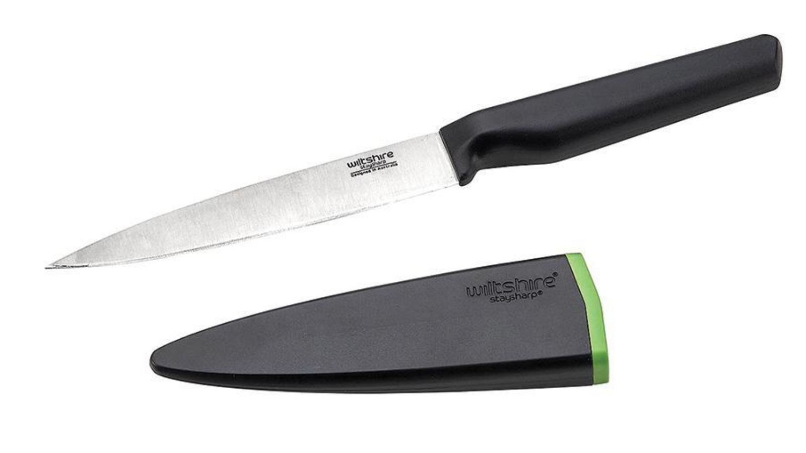 Wiltshire Staysharp Utility Knife With Sharpener - 13Cm