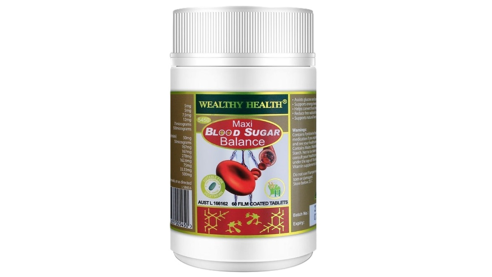 Wealthy Health Maxi Blood Sugar Balance - 60 Tablet
