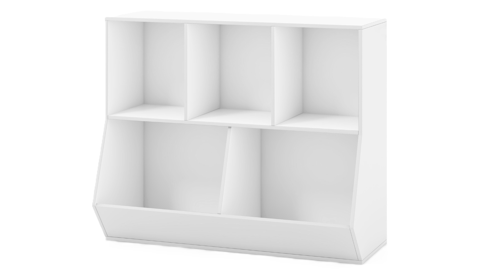 Costway 5-Cubby Wooden Toy Storage Organizer