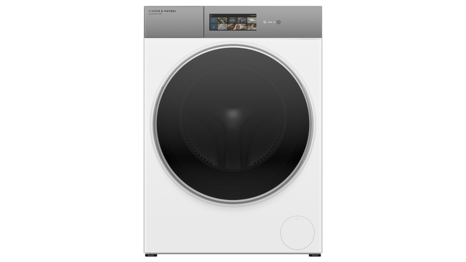 Fisher & Paykel 12kg Series 9 ActiveIntelligence FlexiDose Front Load Washing Machine - White