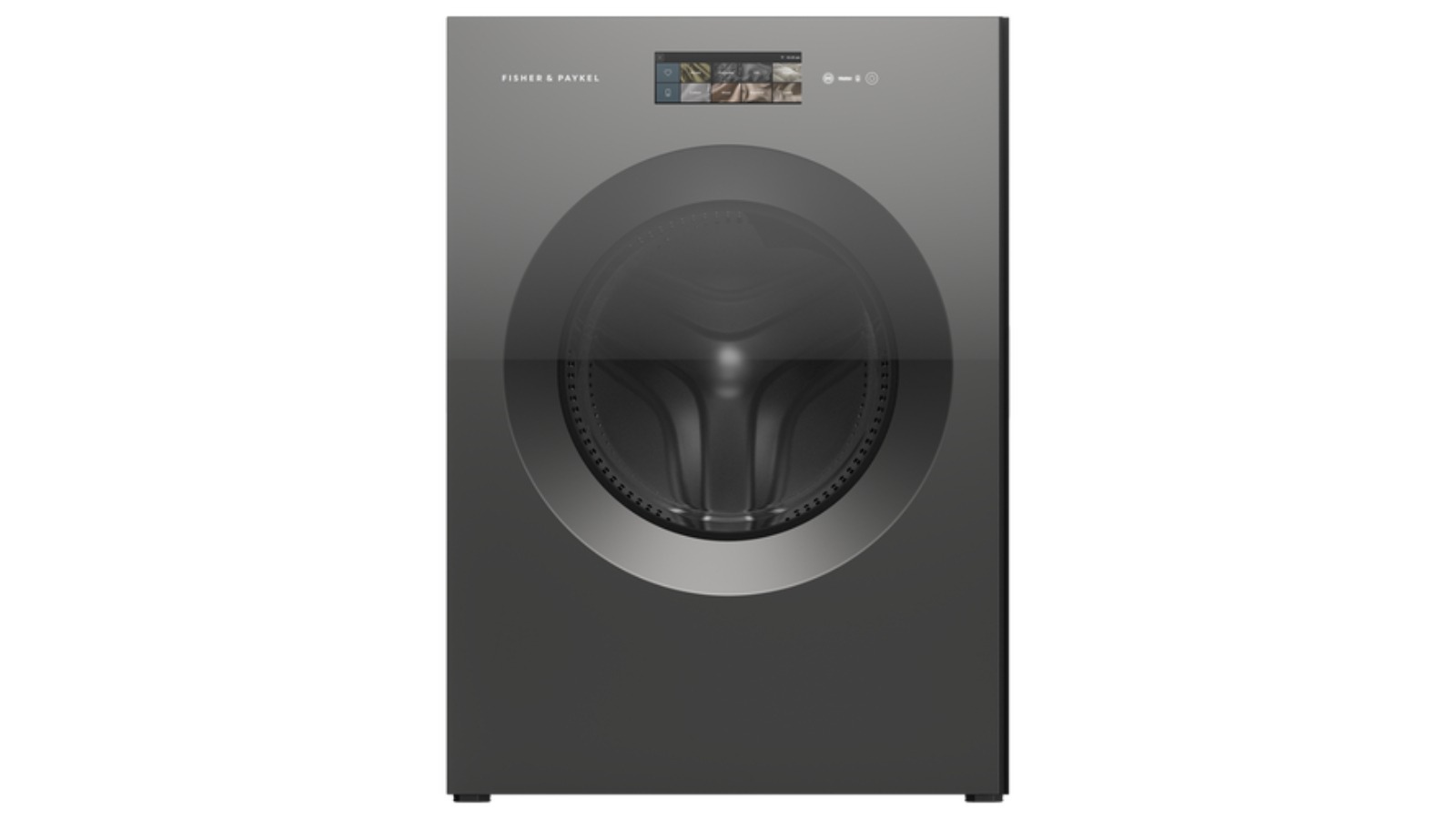 Fisher & Paykel 12kg Series 11 Minimal ModDose Front Load Washing Machine - Grey Glass