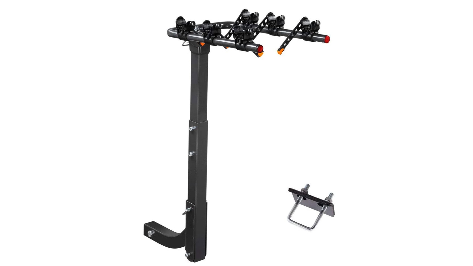 Bargene 3 Steel Bike Rack Foldable Car Rear Carrier - 2inch