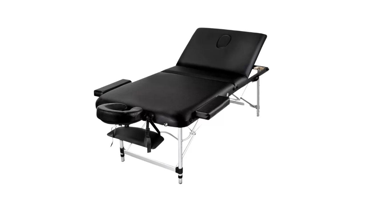 The Online Beauty Warehouse Black Massage Table - 75cm