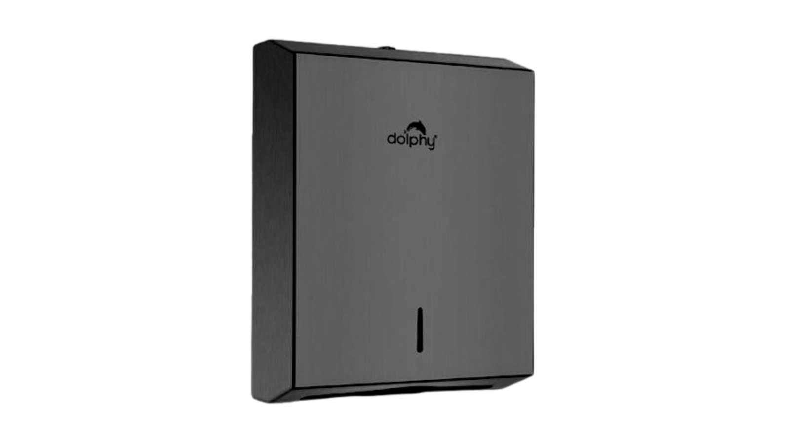 Dolphy Stainless Stee Slimline Paper Towel Dispenser - Black