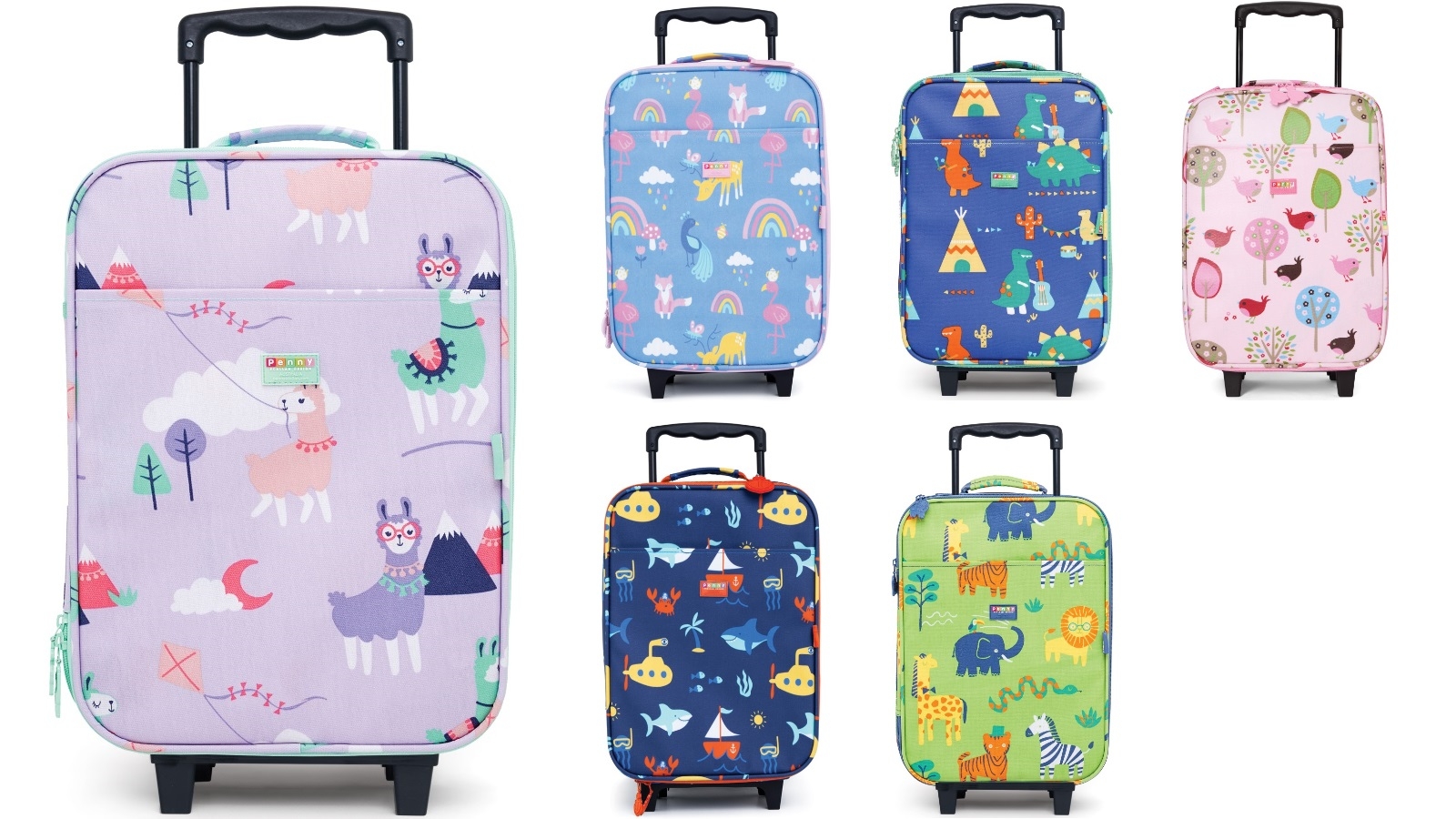 Penny Scallan Kids 2 Wheelie Case Harvey Norman