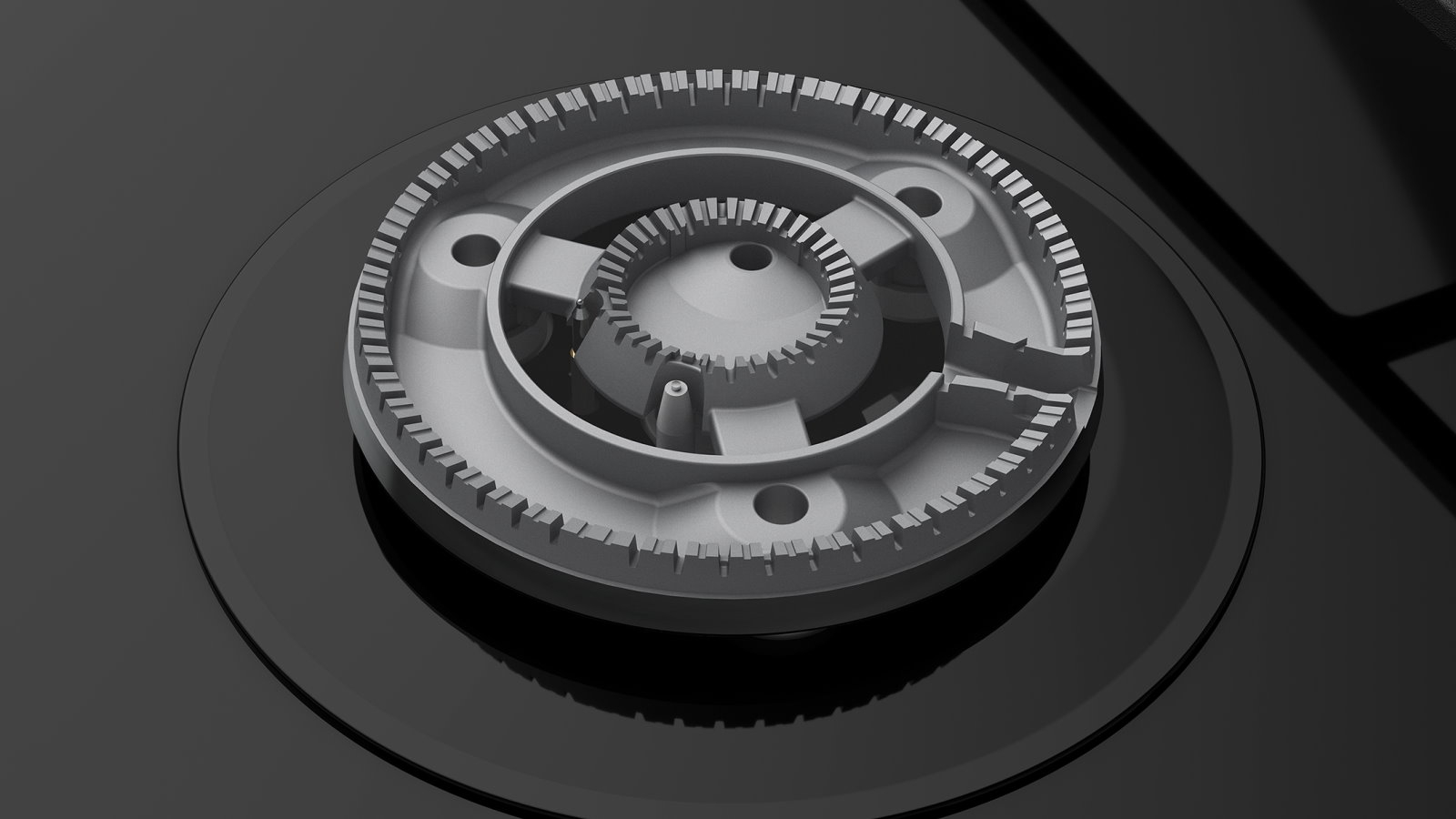 Westinghouse 600mm 3 Burner Black Ceramic Glass Gas Cooktop Harvey Norman