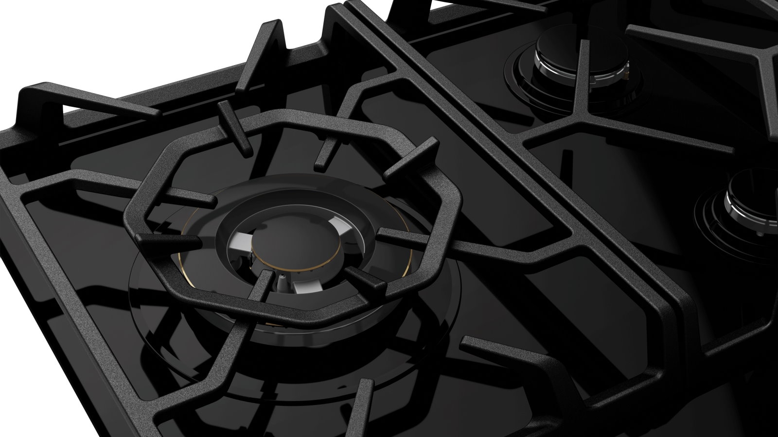 Westinghouse 900mm 5 Burner Black Ceramic Glass Gas Cooktop Harvey Norman