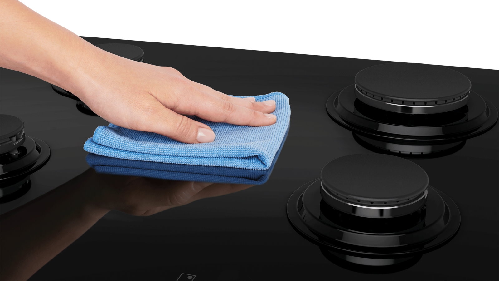 Westinghouse 900mm 5 Burner Black Ceramic Glass Gas Cooktop Harvey Norman