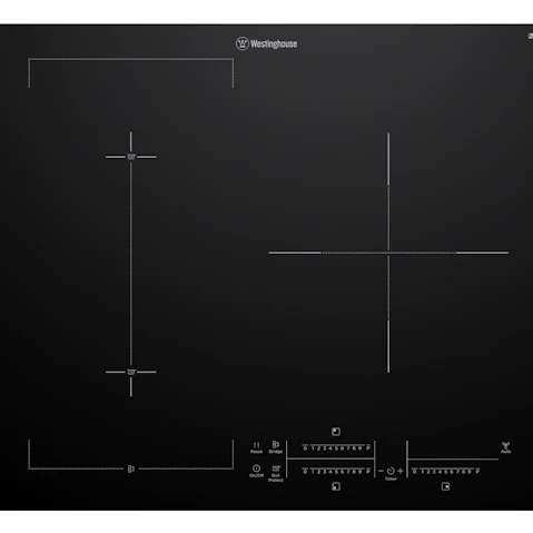 Westinghouse 600mm 3 Zone Induction Cooktop with BoilProtect