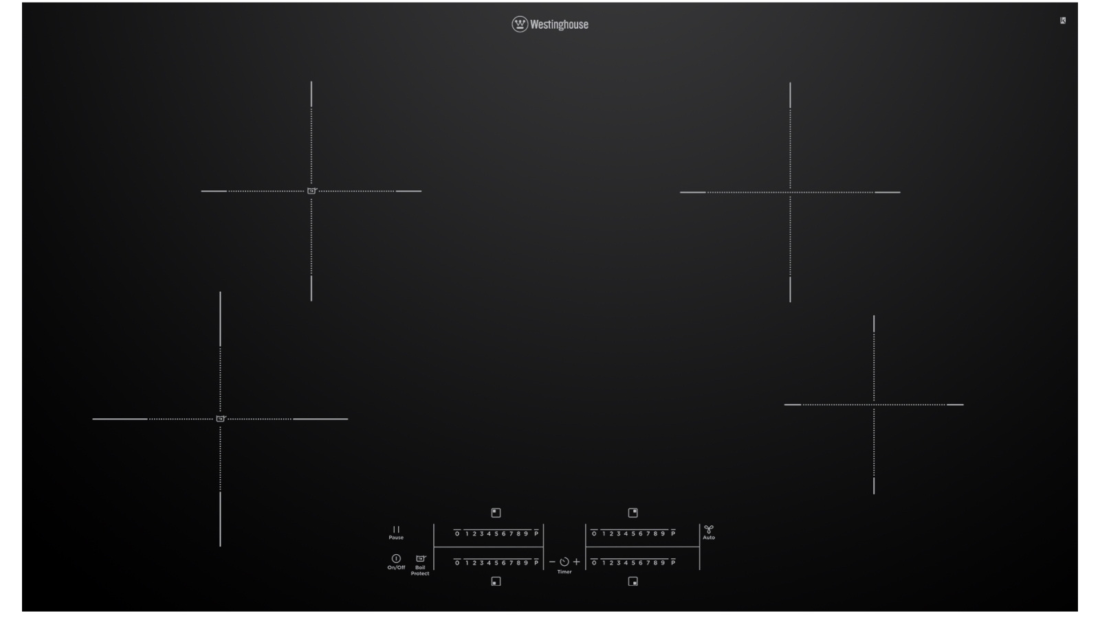 Westinghouse 900mm 4 Zone Induction Cooktop with BoilProtect Harvey