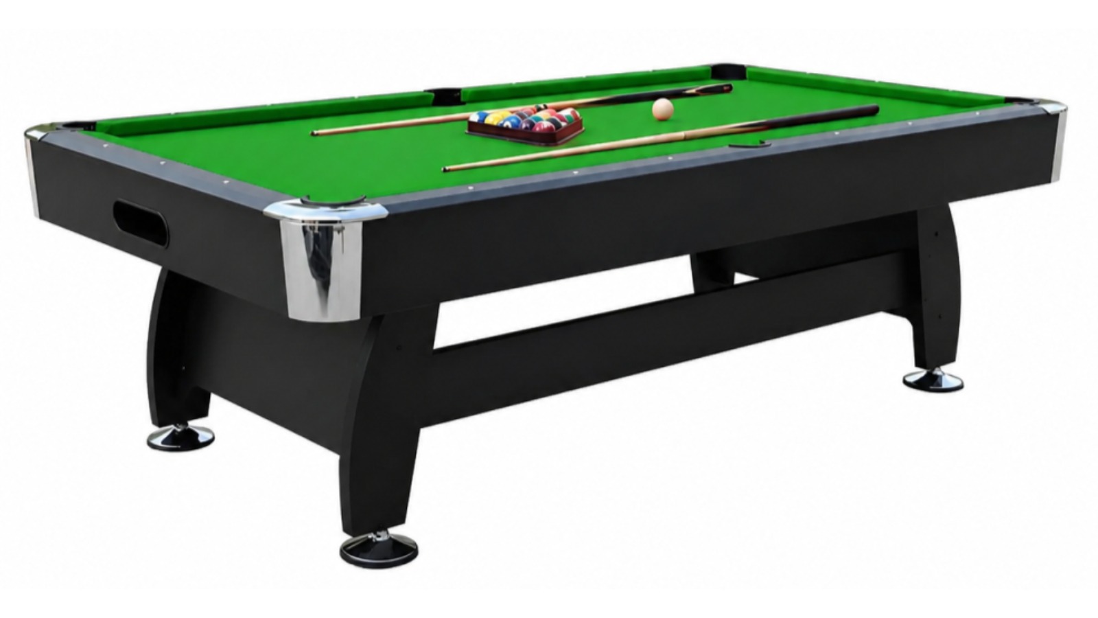 TopOne Sports Nova MDF Pool/Billiard Table with Ball Return System with Accessories- 7ft