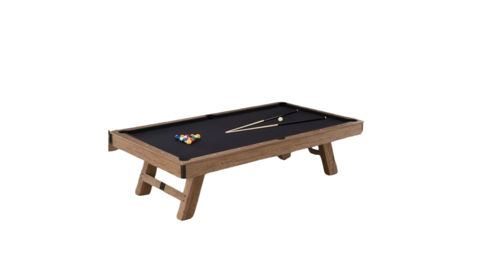 TopOne Sports Alisi Black Felt 3-in-1 Multi-Functional Pool/Tennis/Dining Table