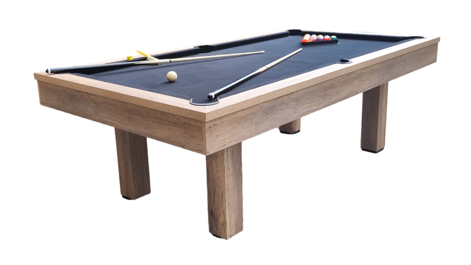 TopOne Sports Ayesha MDF 3-in-1 Pool/Billiard/Tennis/Dinning Table with Accessory