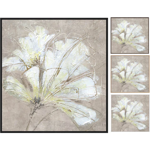 La Grolla White Flowers I Gallery Wall Art