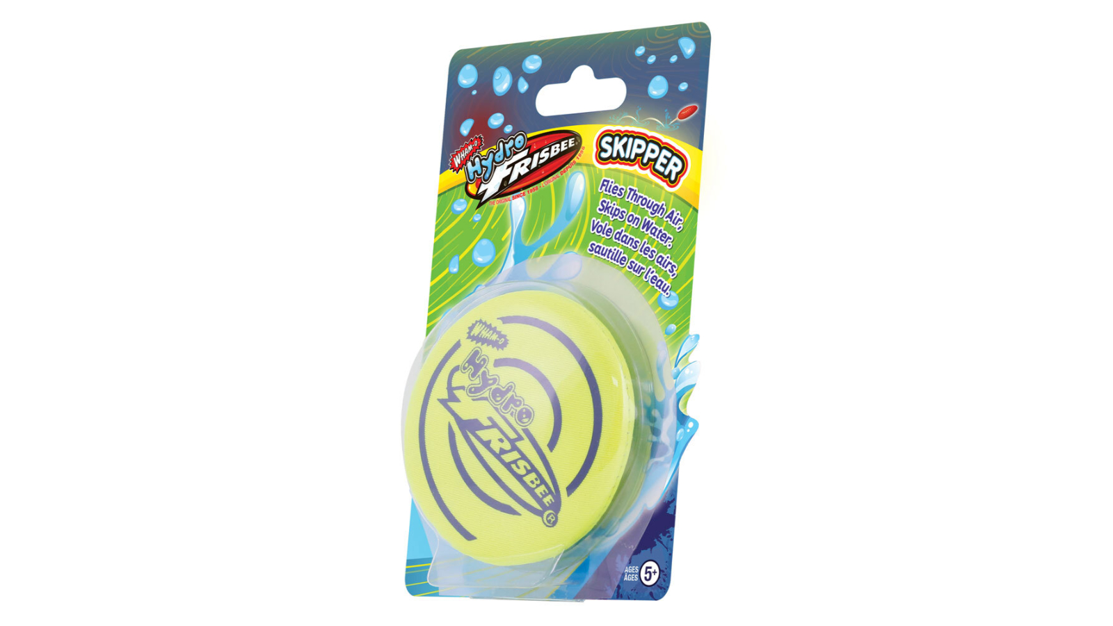 Wham-O 2 Piece Hydro Water Skipper Frisbee 8cm Disc Kids Beach/Pool Toy