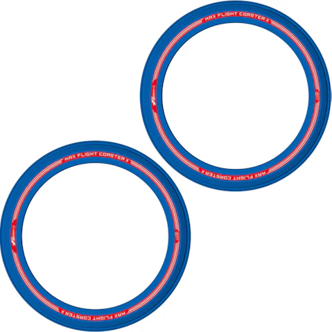 Wham-O 2 Piece Assorted Max Flight Coaster 25cm Frisbee Disc Flying Ring Kids Toy