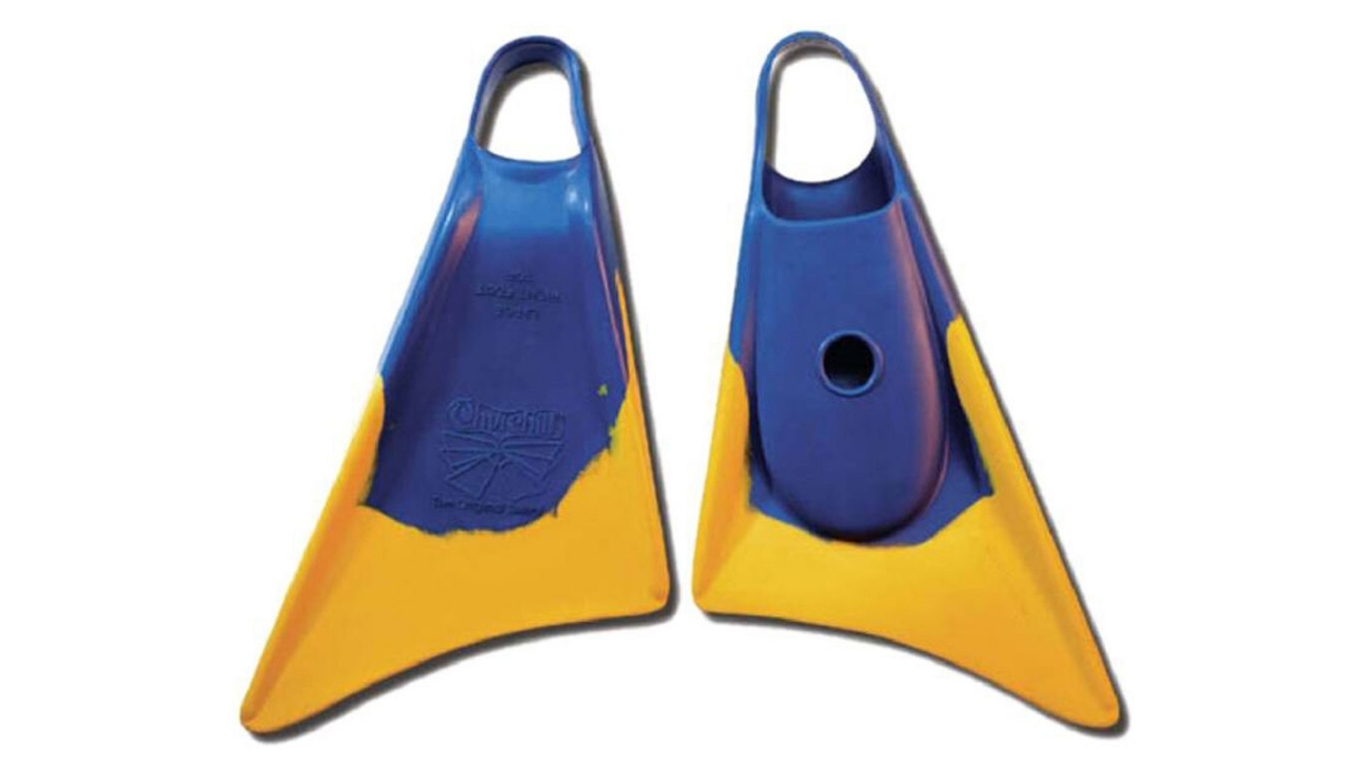 WHAM O Blue/Yellow Makapuu Scuba Fin - X-Large