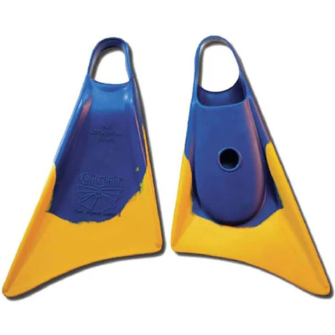 WHAM O Blue/Yellow Makapuu Scuba Fin - X-Large