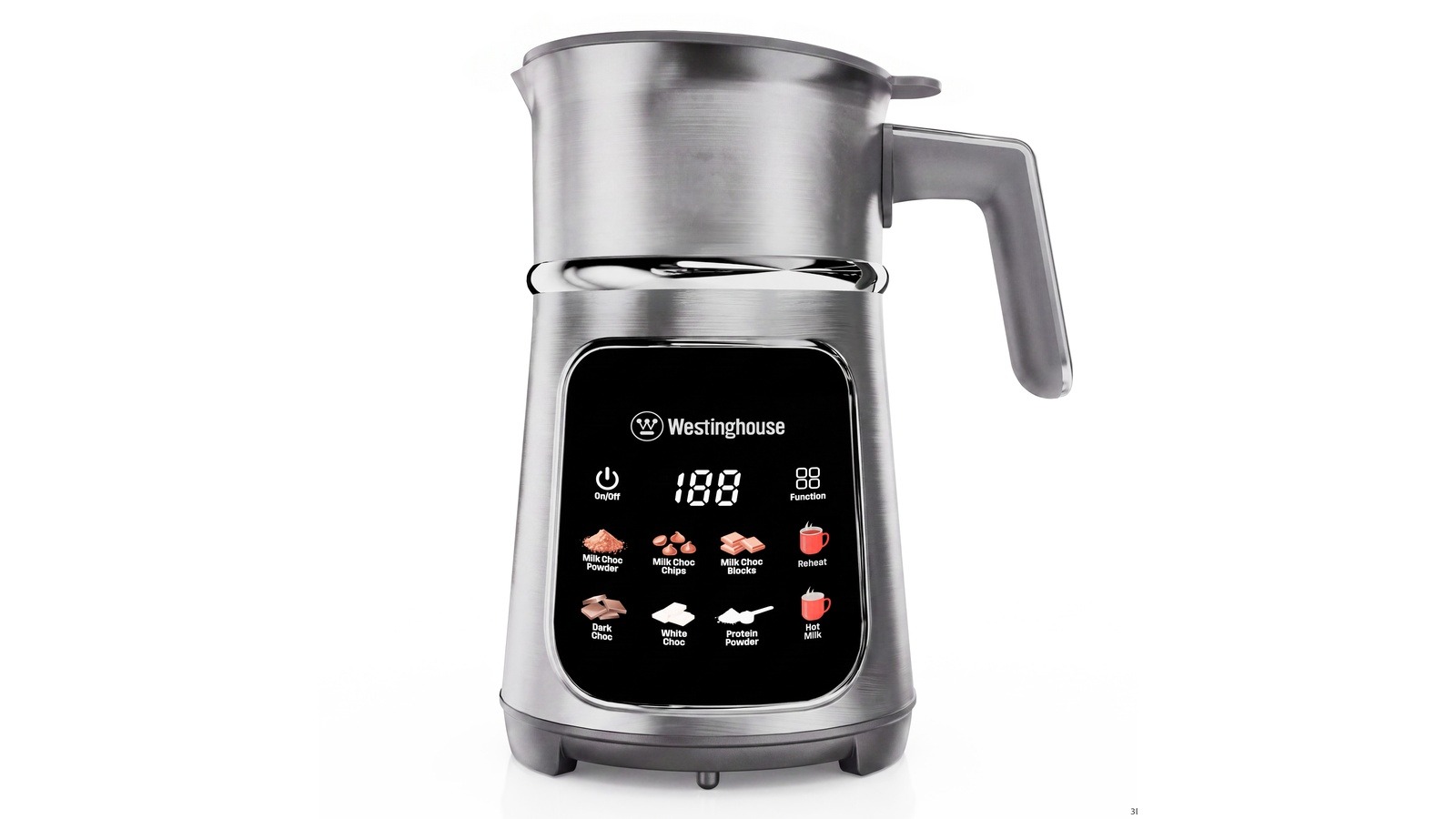 Westinghouse Digital Hot Chocolate Maker - Stainless Steel