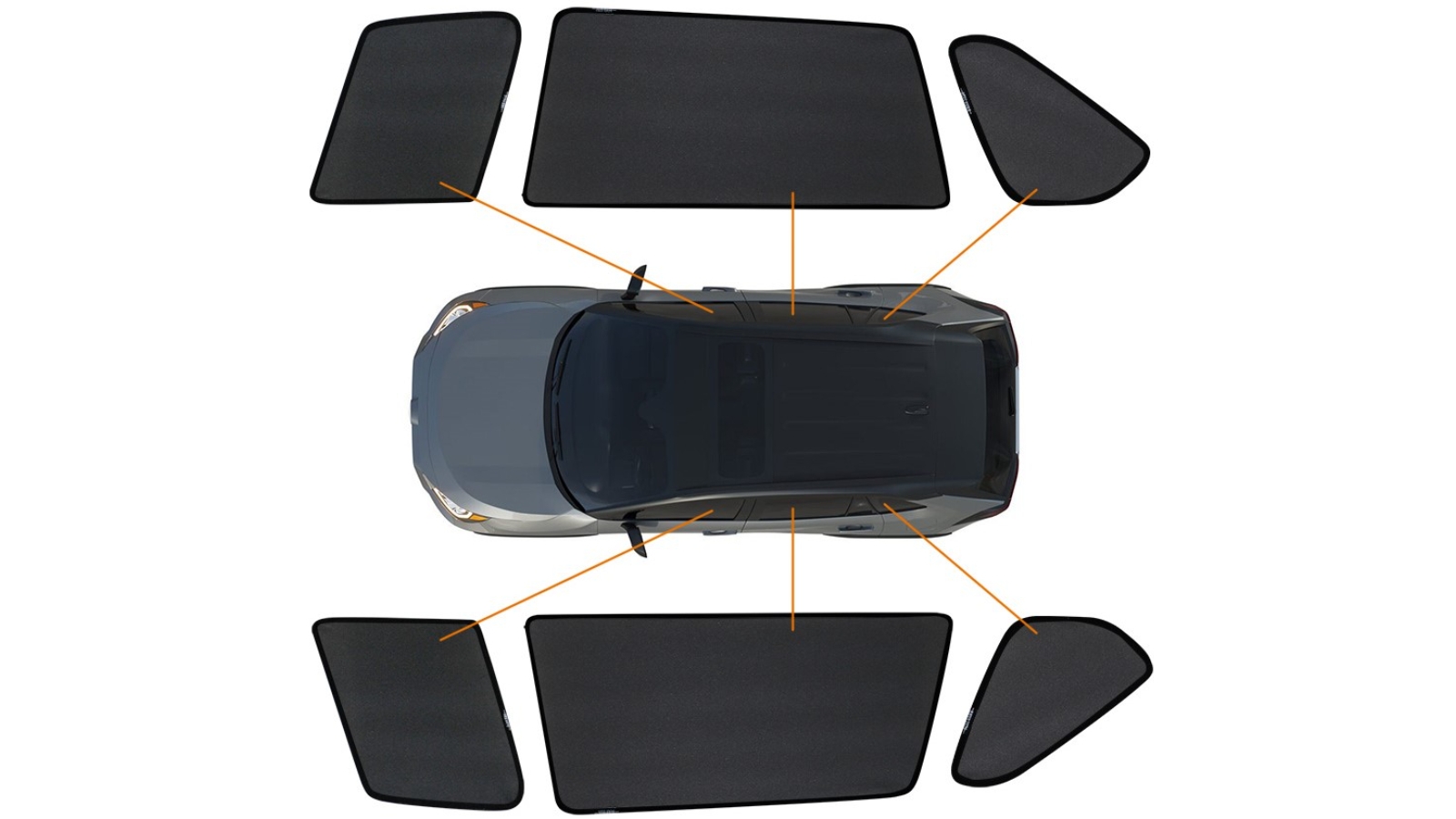 X-CAR Car Window Sun Shade for Toyota RAV4 2019-2022 | Harvey Norman