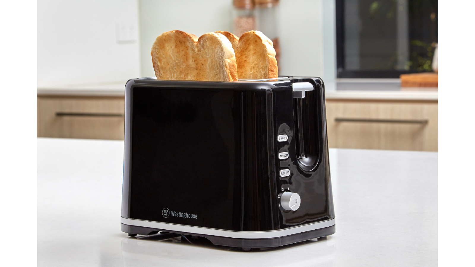 Westinghouse 2 Slice Plastic Toaster Black Harvey Norman