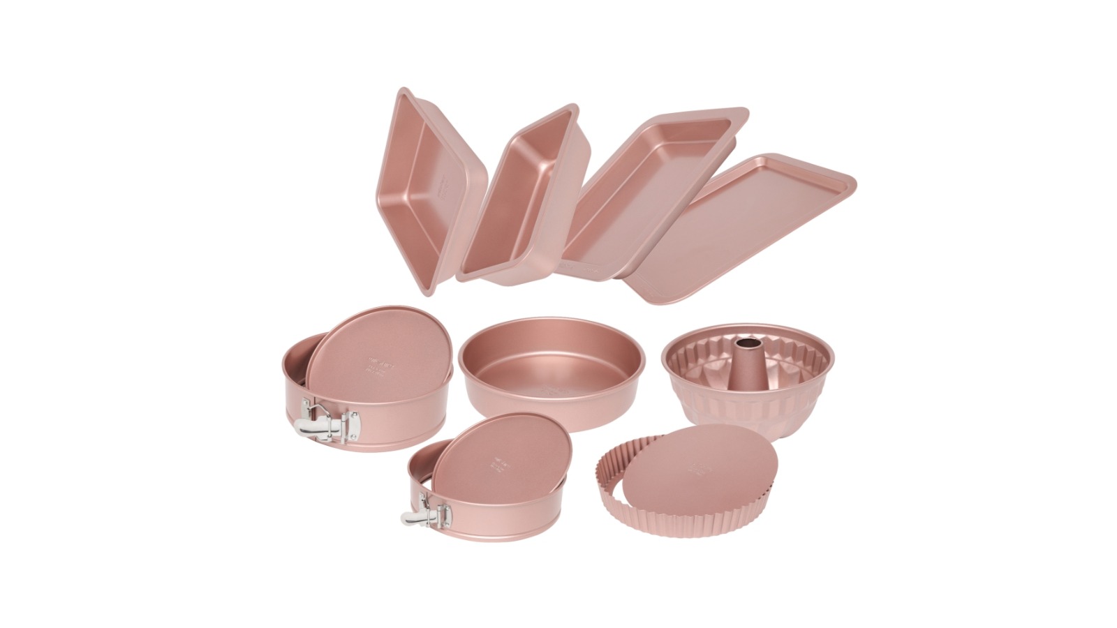Wiltshire 9 Piece Rose Gold Bakeware - Rose Gold