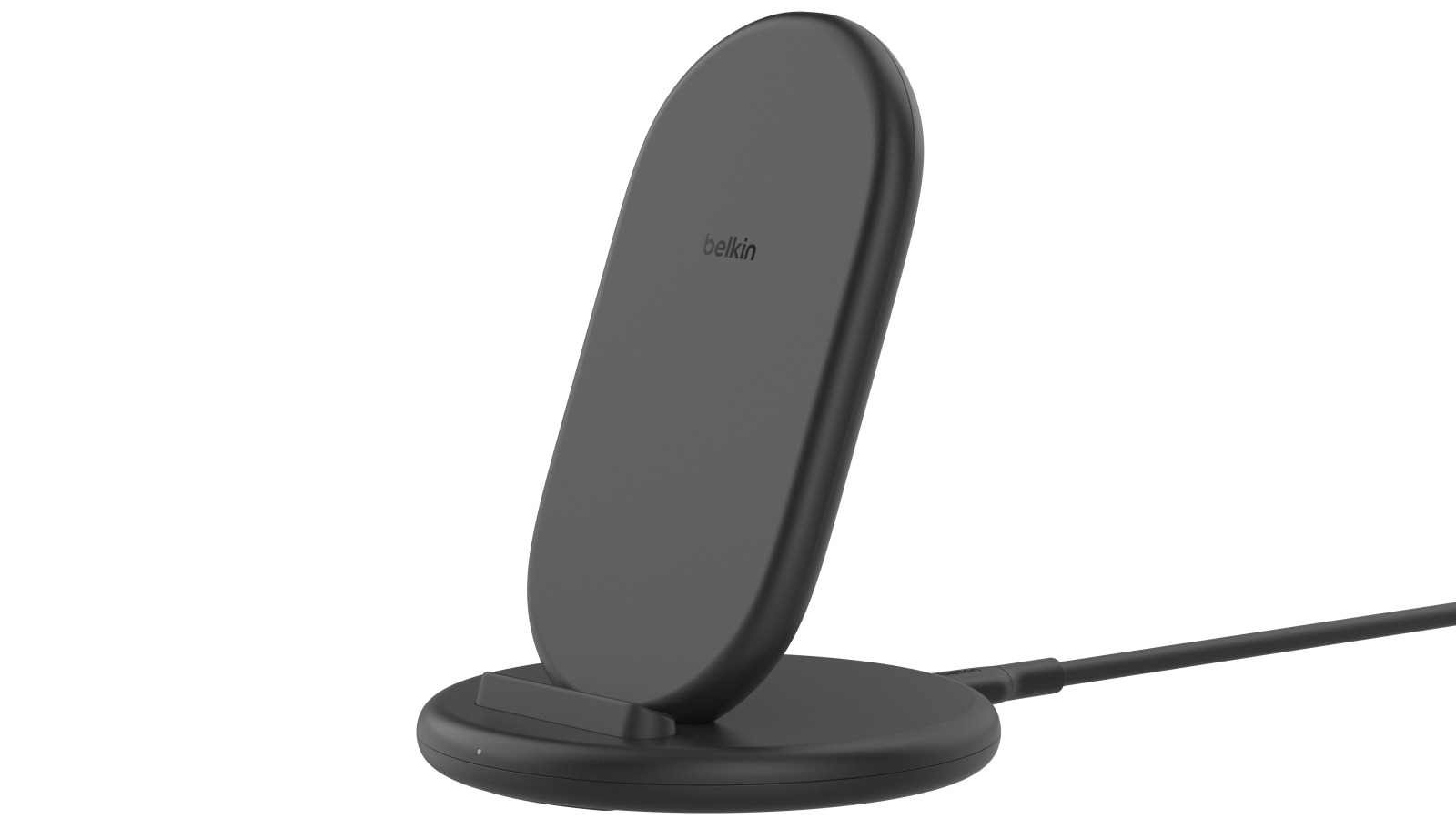 Belkin BoostCharge 15W Wireless Charging Stand with USB-C Cable + 20W Power Supply - Black